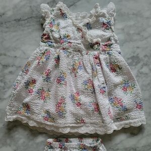 Charming Floral Baby Matching Set